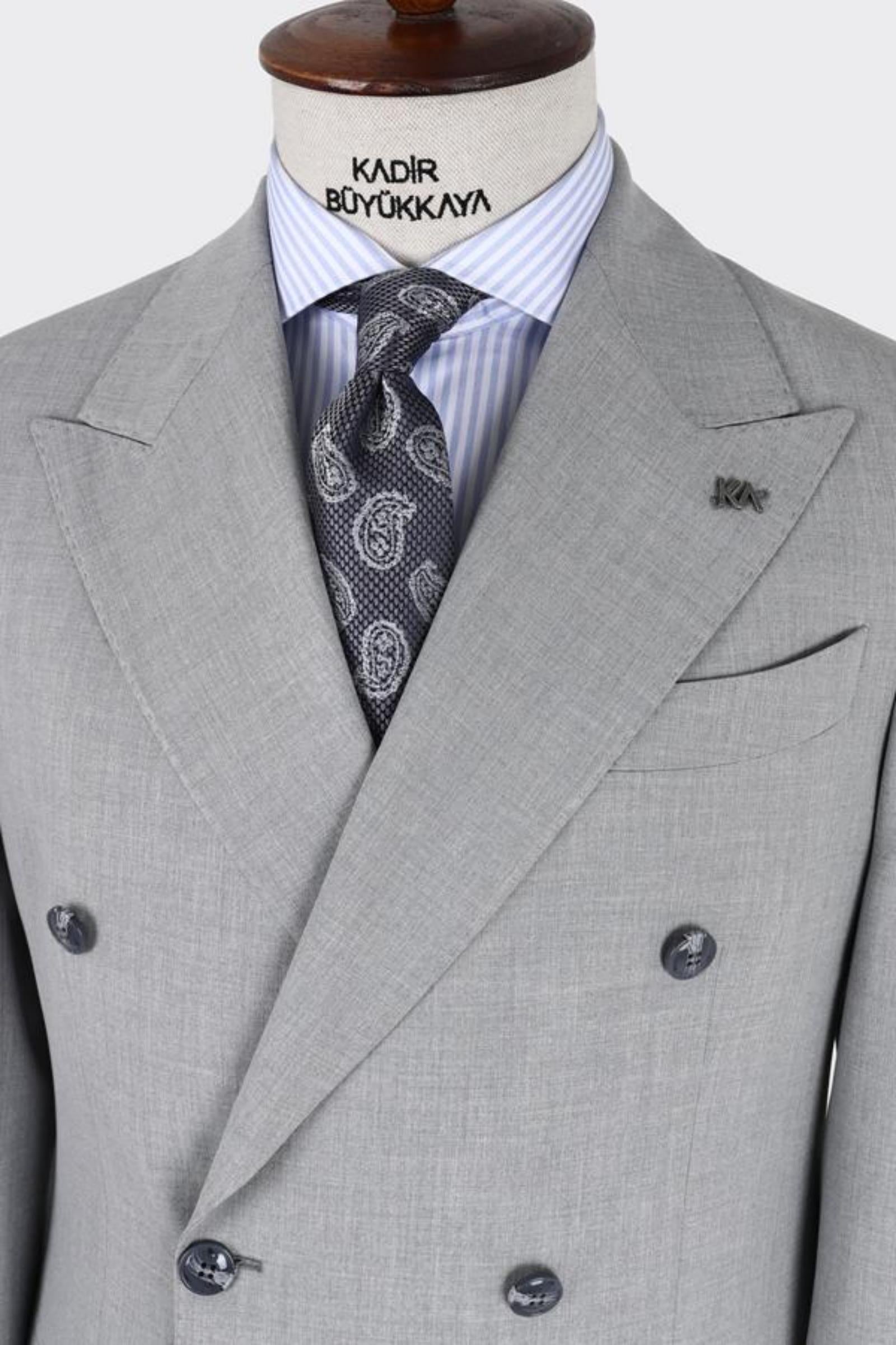 Kruvaze Takım Elbise-KAB1205S