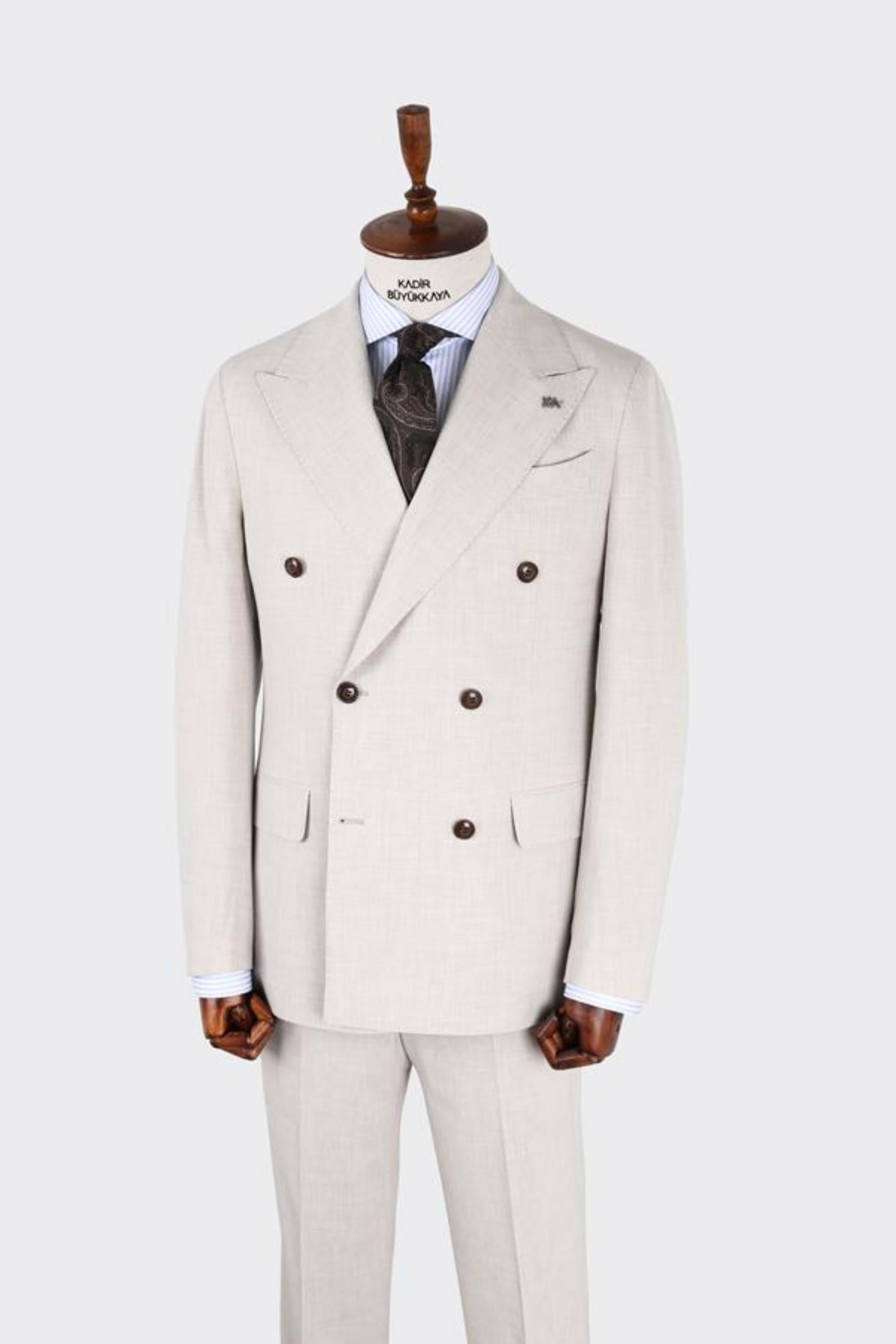 Kruvaze Takım Elbise-KAB1205S