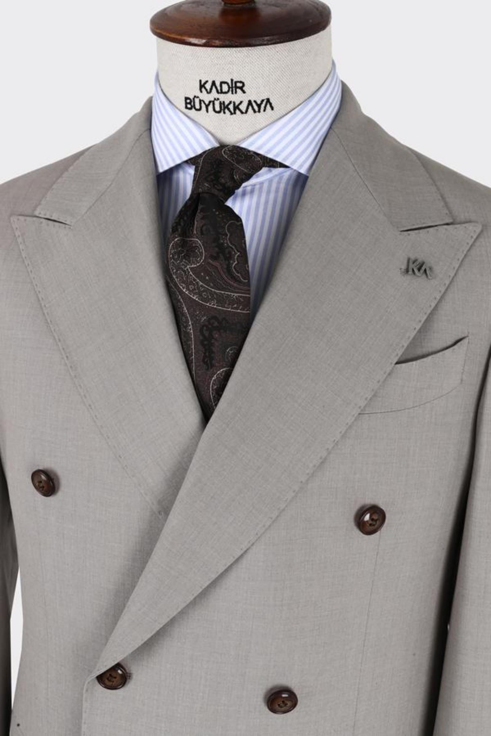 Kruvaze Takım Elbise-KAB1205S