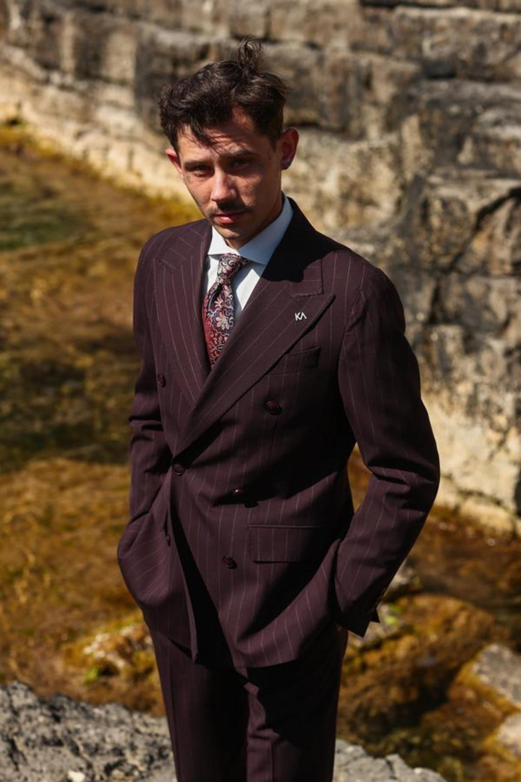 Kruvaze Takım Elbise-KAB1226S