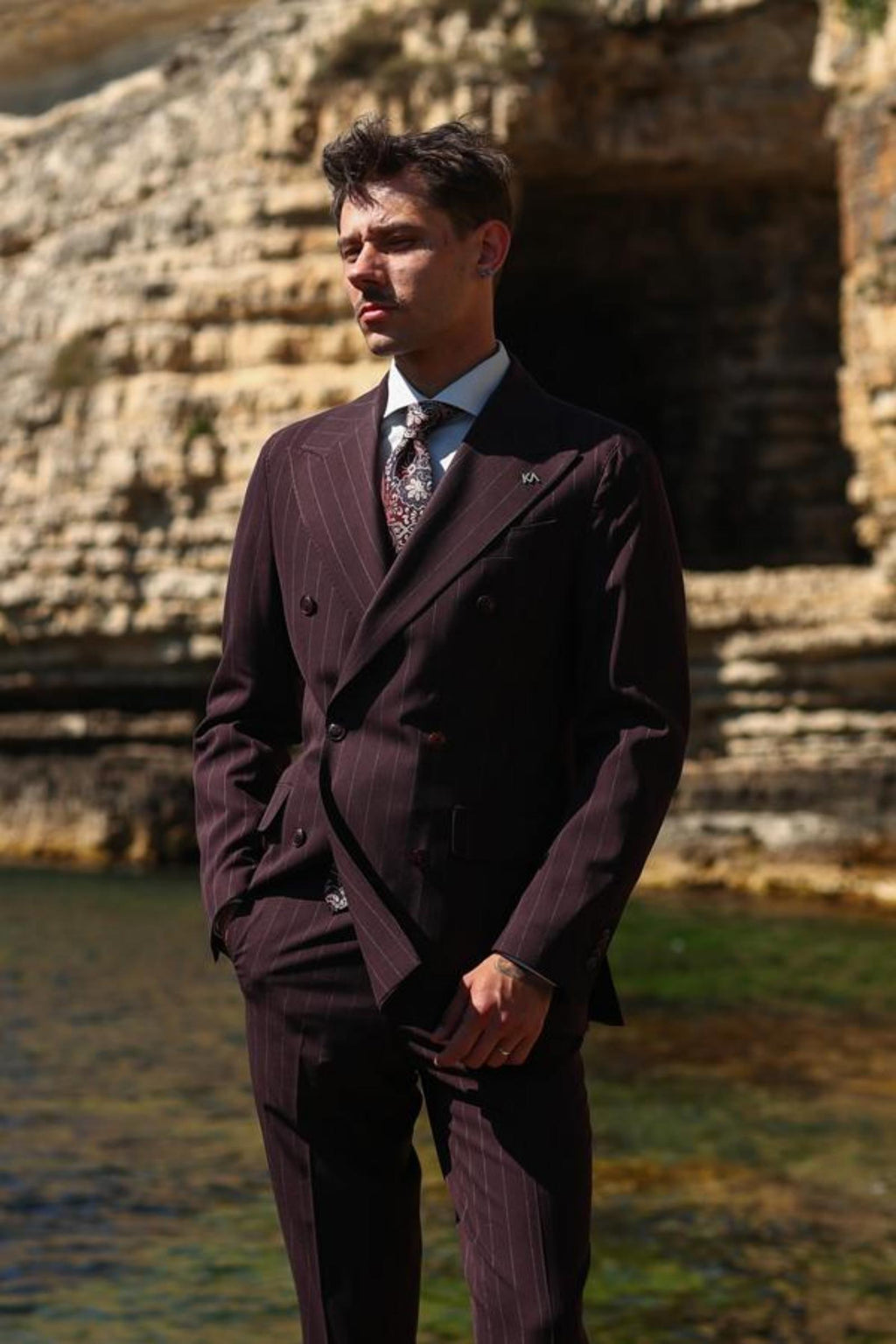 Kruvaze Takım Elbise-KAB1226S