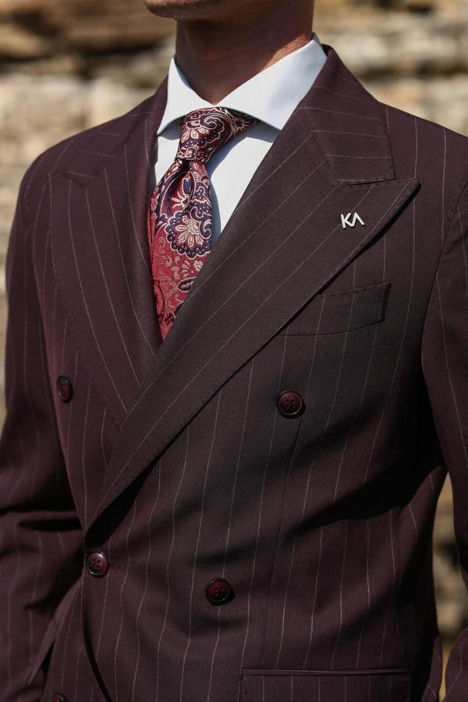 Kruvaze Takım Elbise-KAB1226S