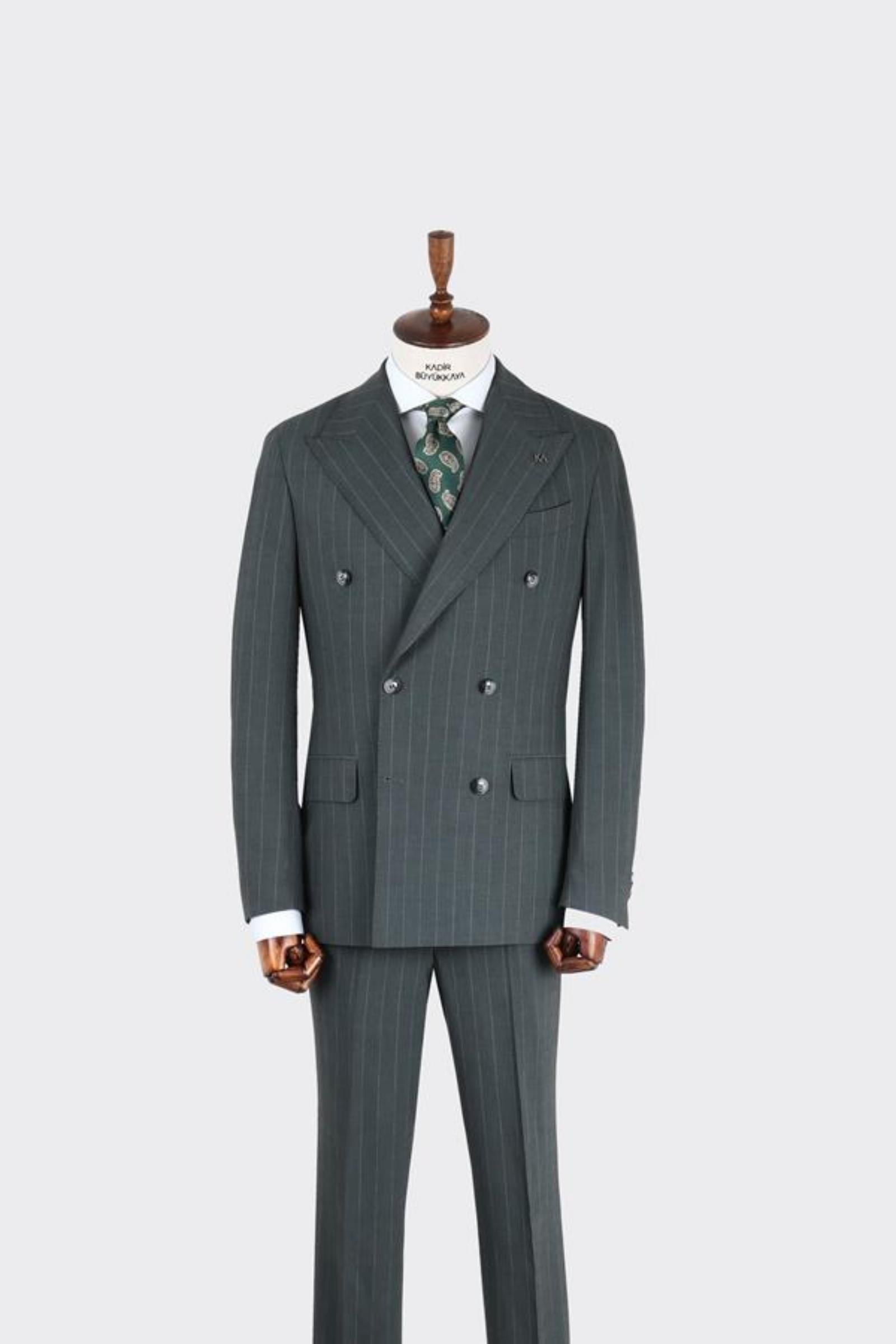 Kruvaze Takım Elbise-KAB1226S