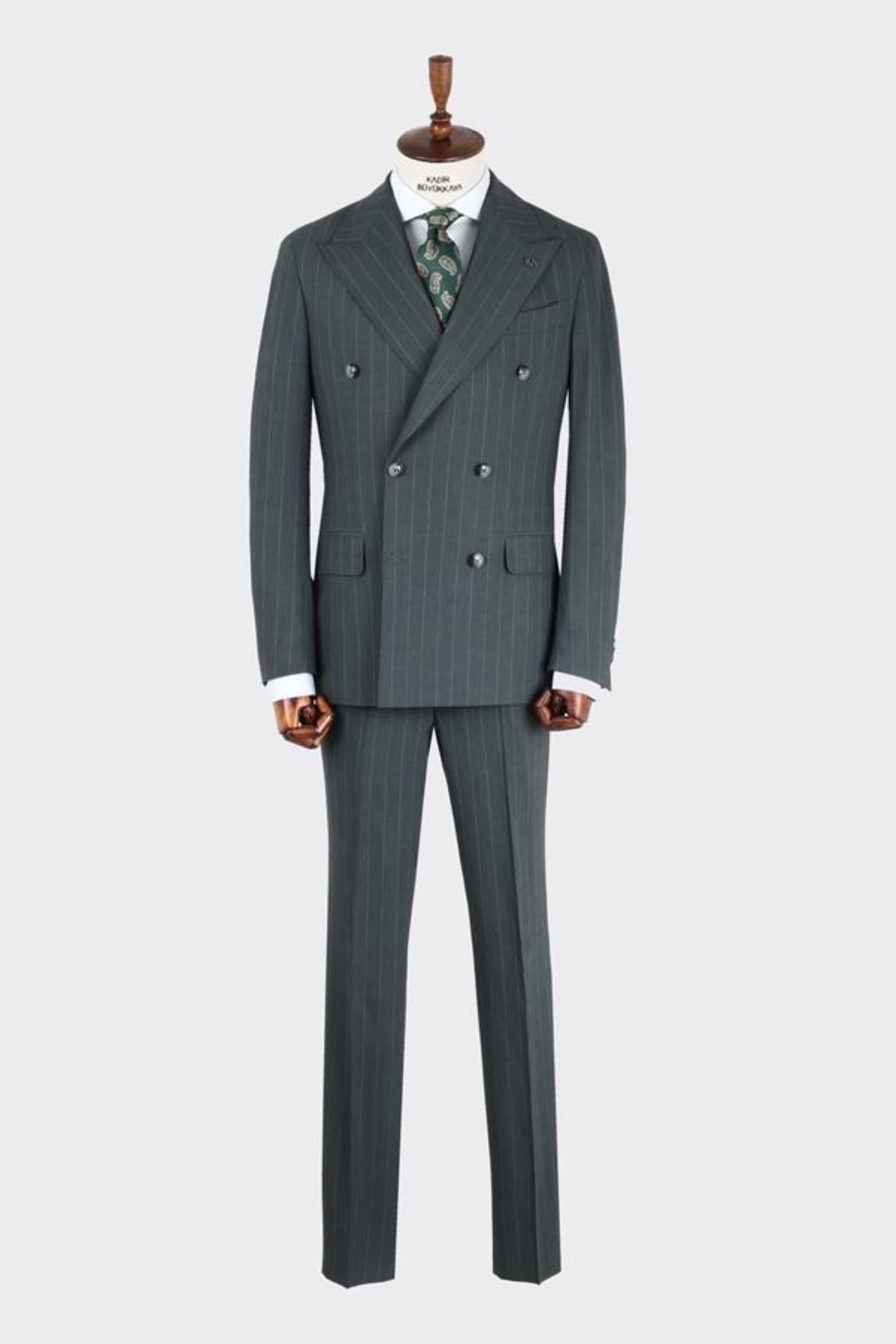 Kruvaze Takım Elbise-KAB1226S