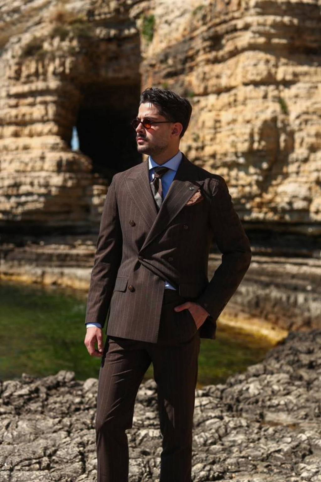 Kruvaze Takım Elbise-KAB1226S