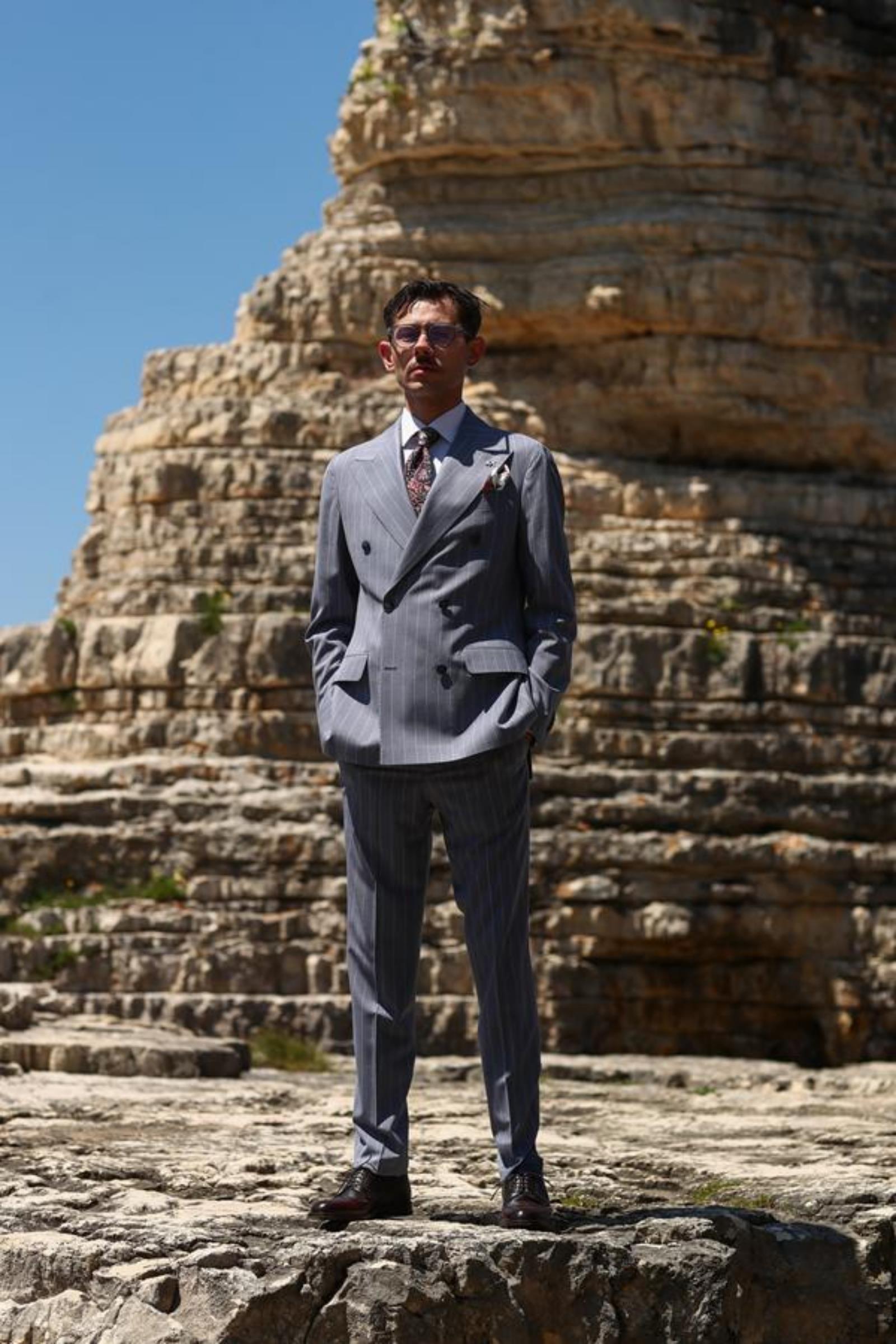 Kruvaze Takım Elbise-KAB1226S