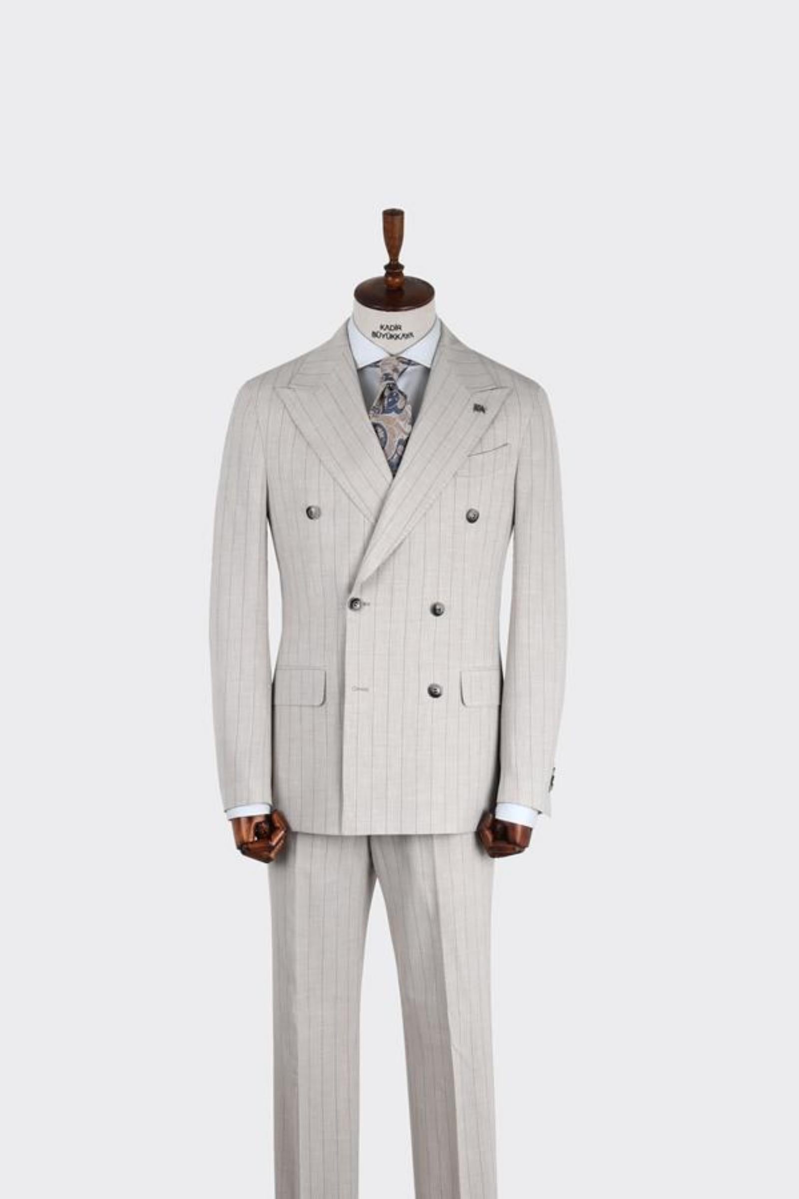 Kruvaze Takım Elbise-KAB1226S