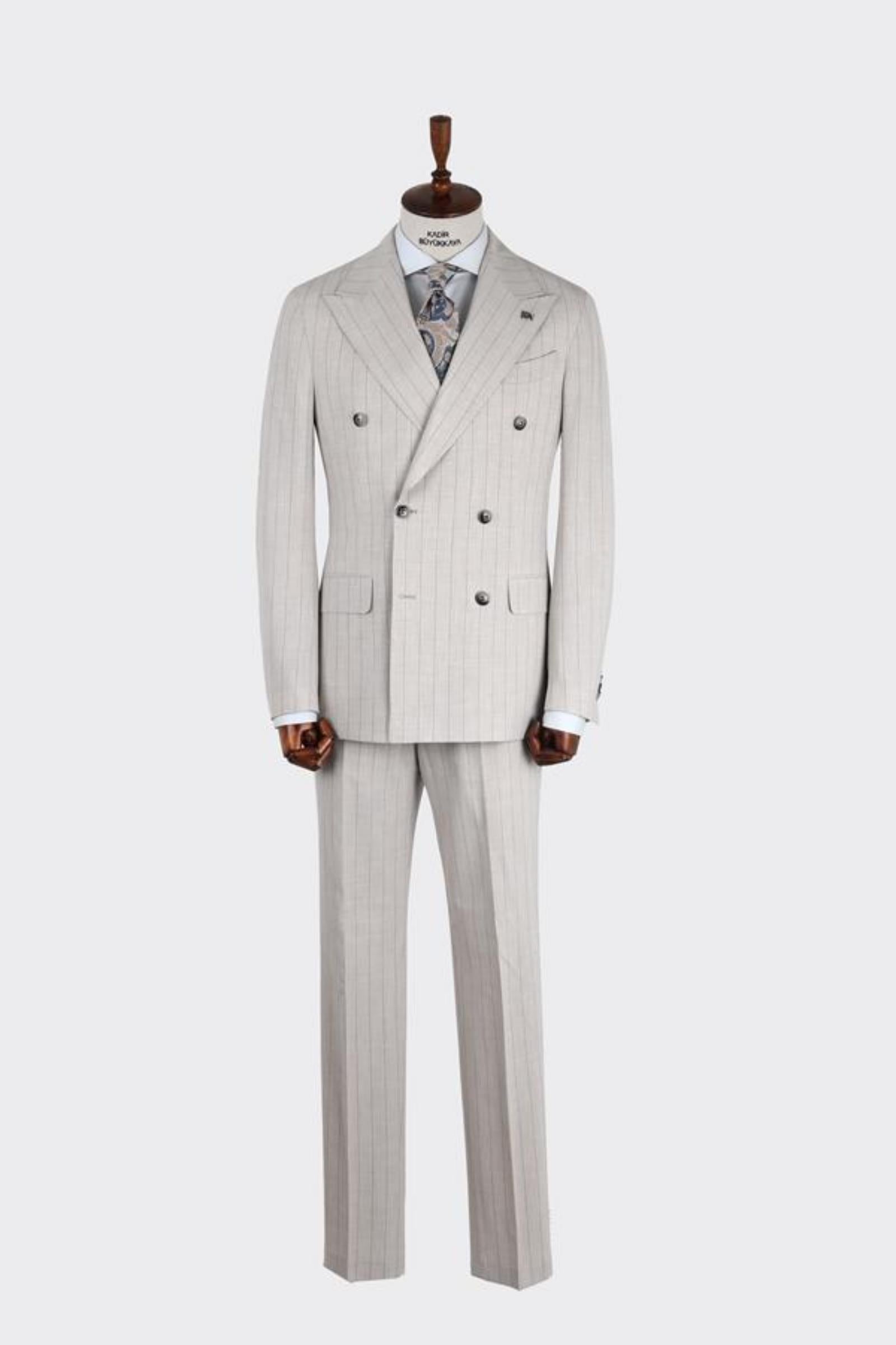 Kruvaze Takım Elbise-KAB1226S