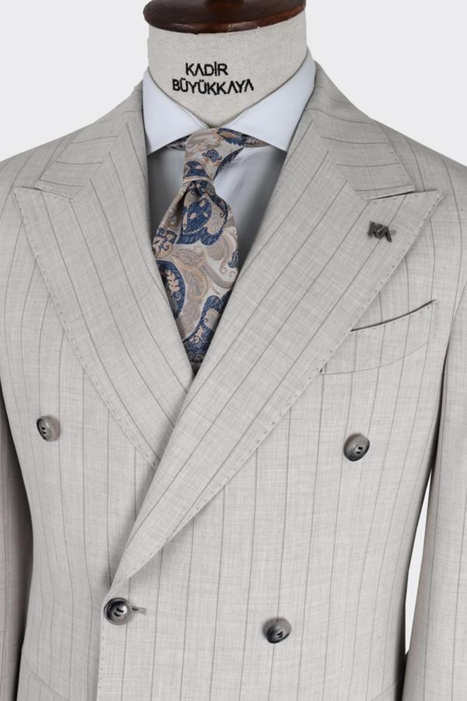 Kruvaze Takım Elbise-KAB1226S