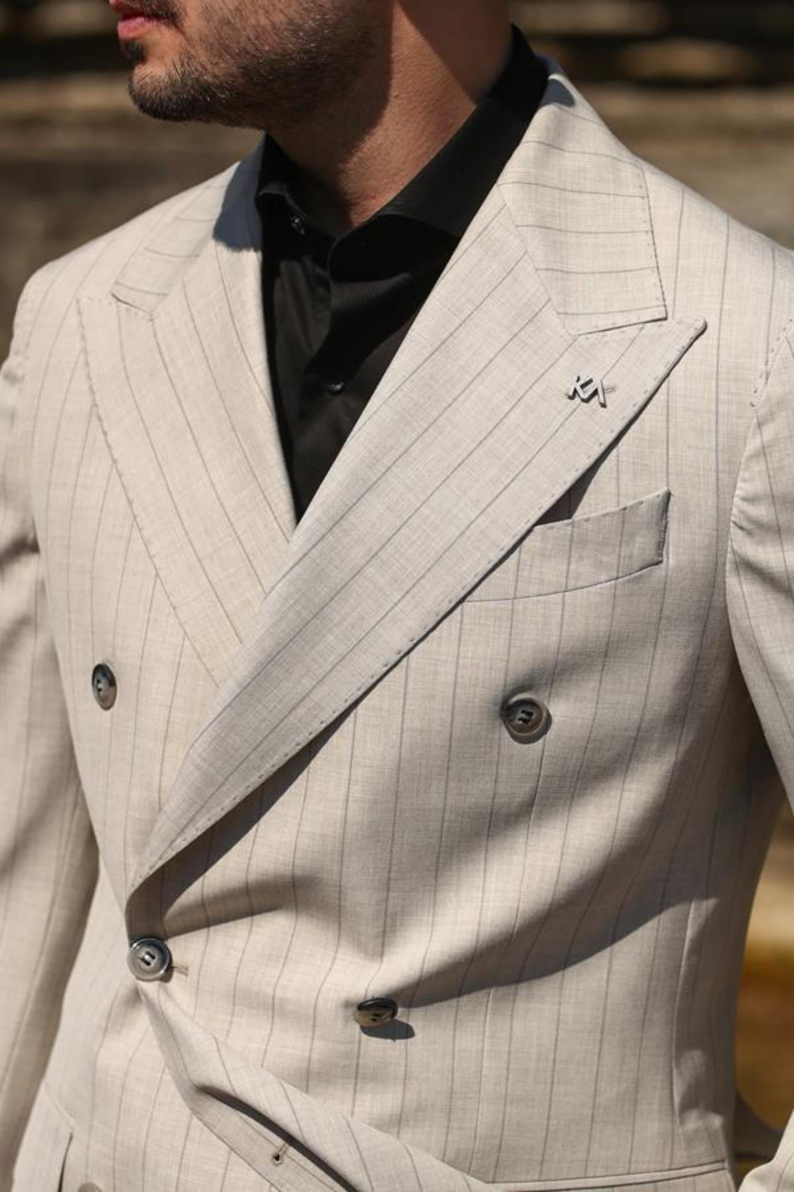 Kruvaze Takım Elbise-KAB1226S