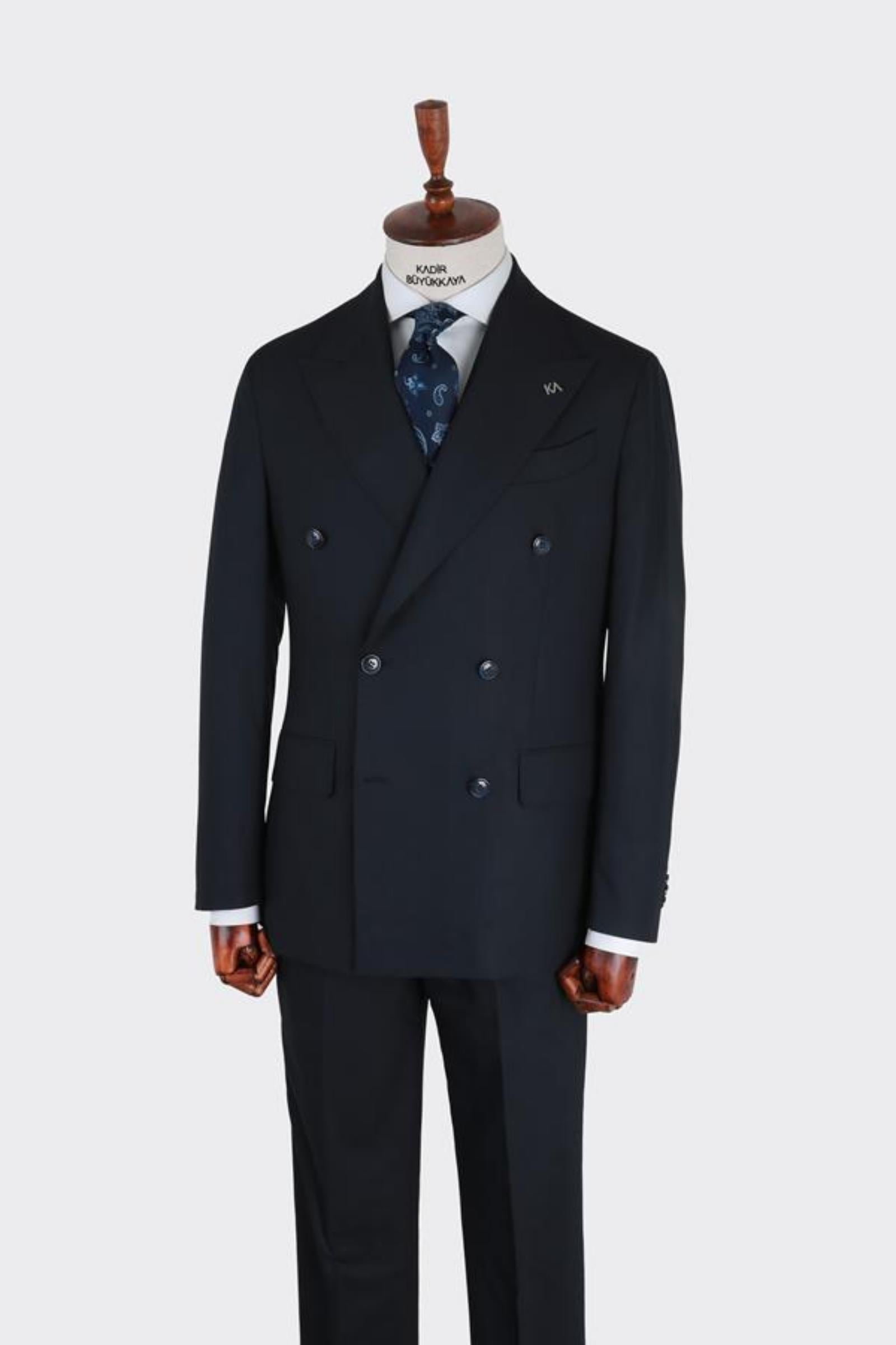 Kruvaze Takım Elbise-KAB1245S