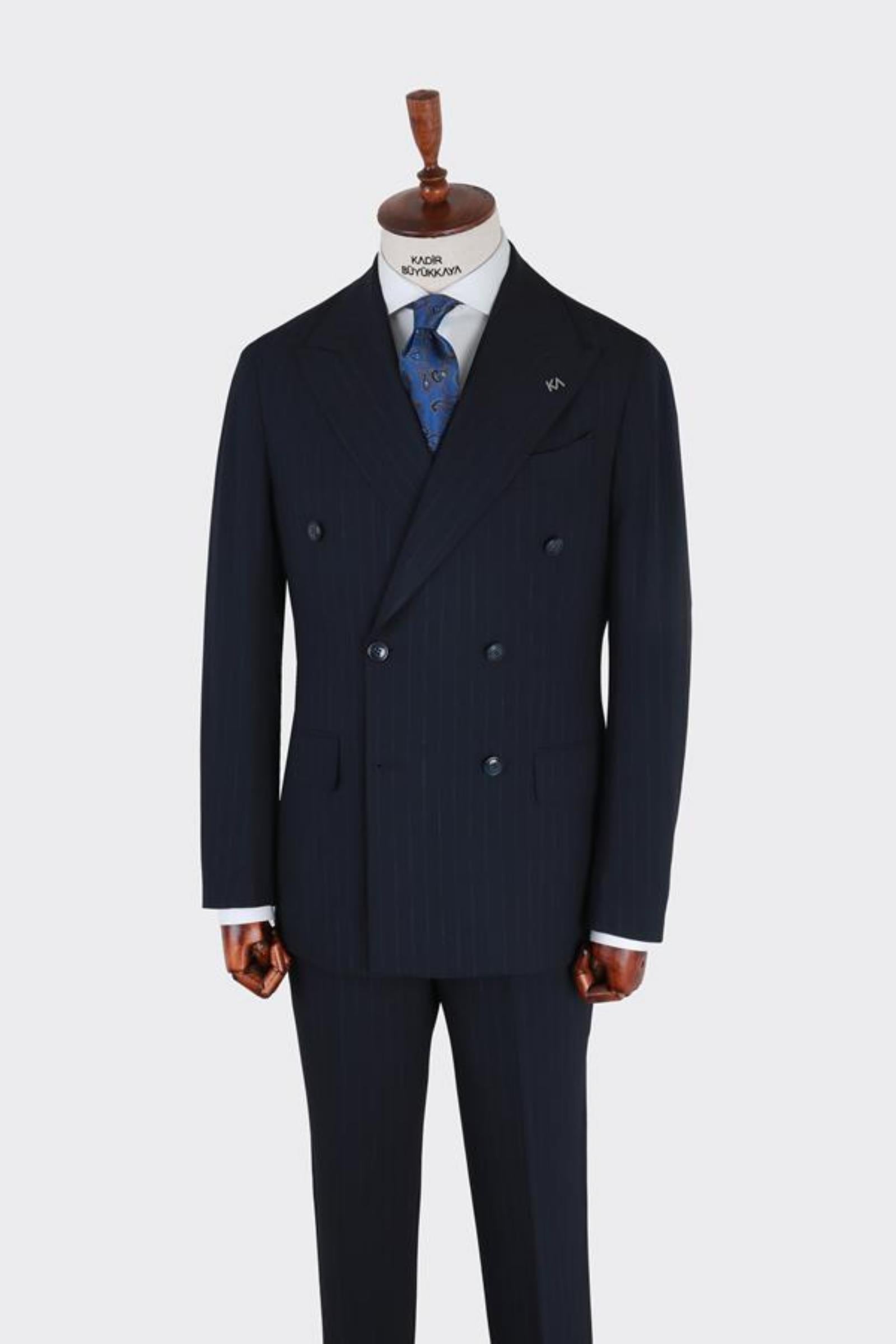 Kruvaze Takım Elbise-KAB1229S