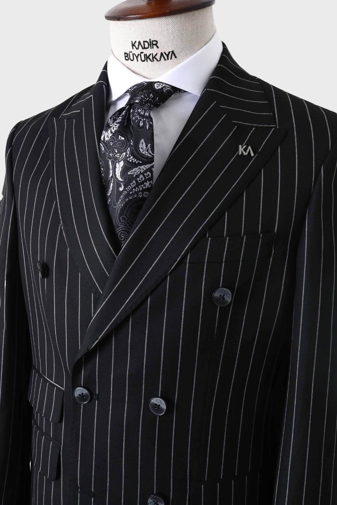 Erkek Viskon Kumaş Takım Elbise-KAW1240S