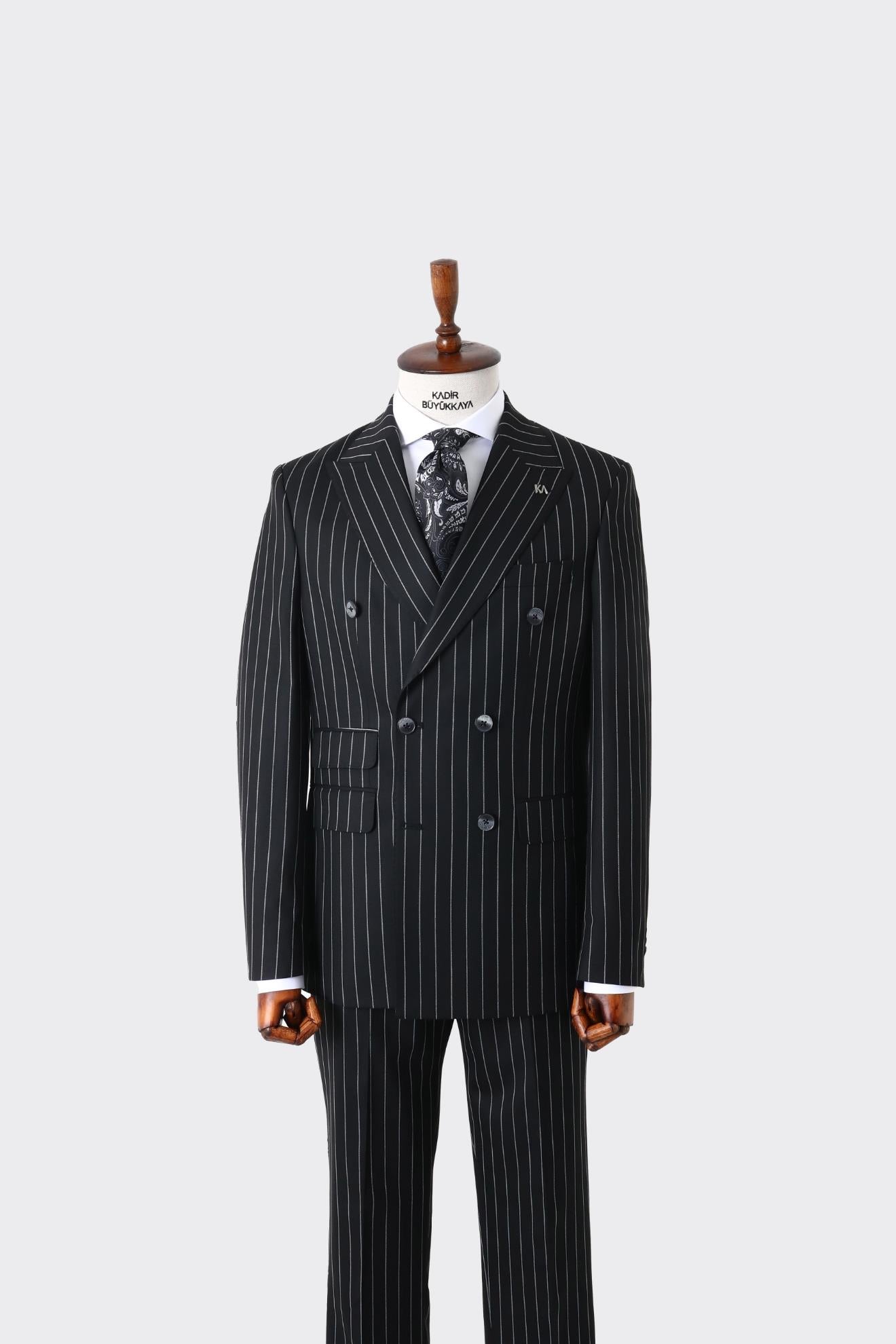 Erkek Viskon Kumaş Takım Elbise-KAW1240S