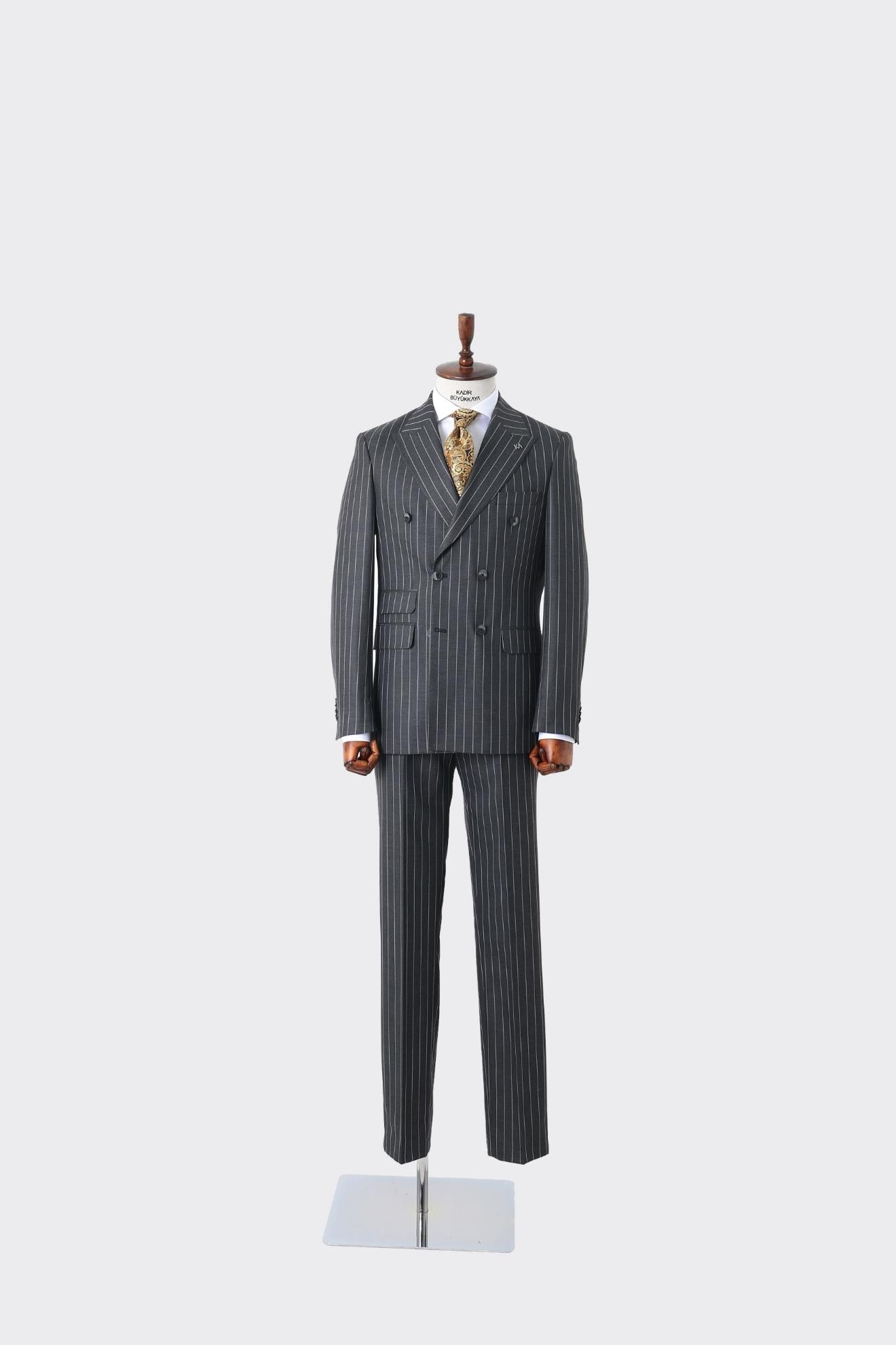 Erkek Viskon Kumaş Takım Elbise-KAW1240S