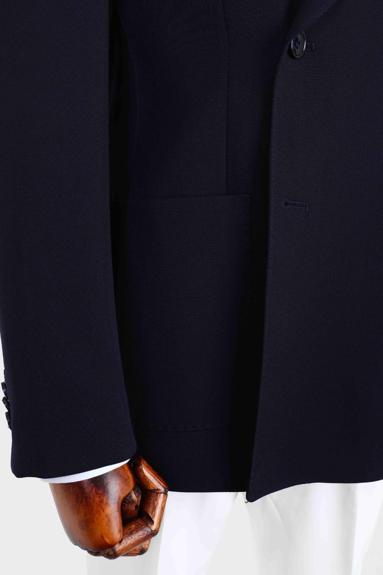 Kruvaze Yaka Tasarımlı Erkek Ceket-KAW5242W