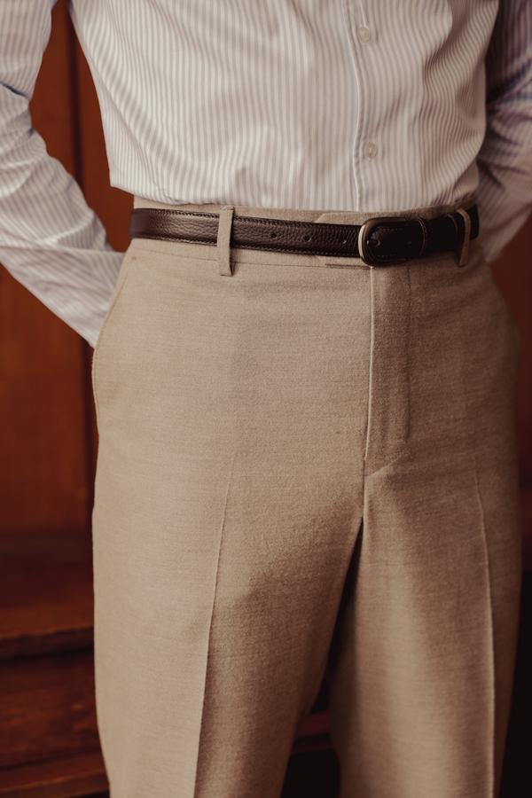 Luxe Flanel Slim Fit Pantolon-W2502082