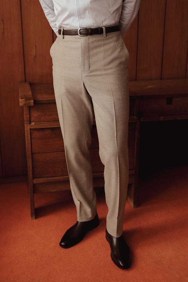 Luxe Flanel Slim Fit Pantolon-W2502082