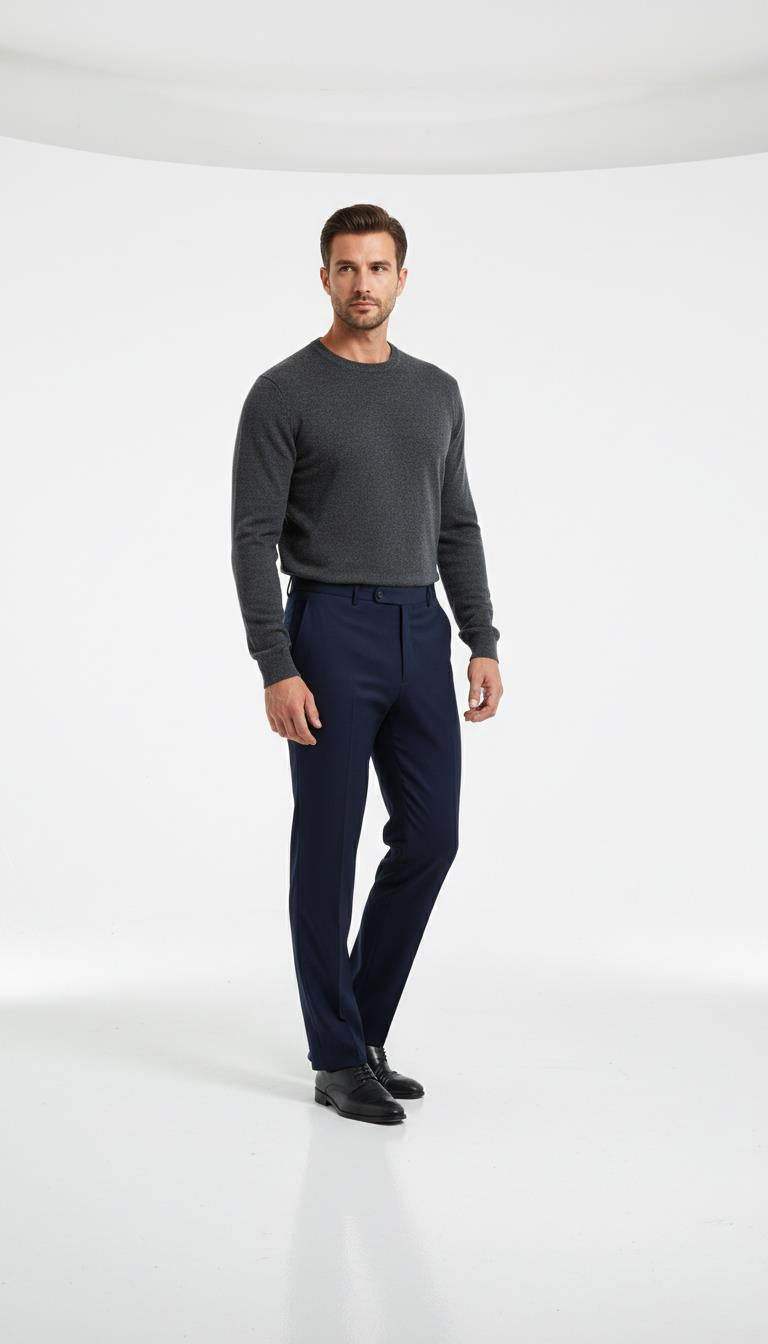 Luxe Flanel Slim Fit Pantolon-W2502082