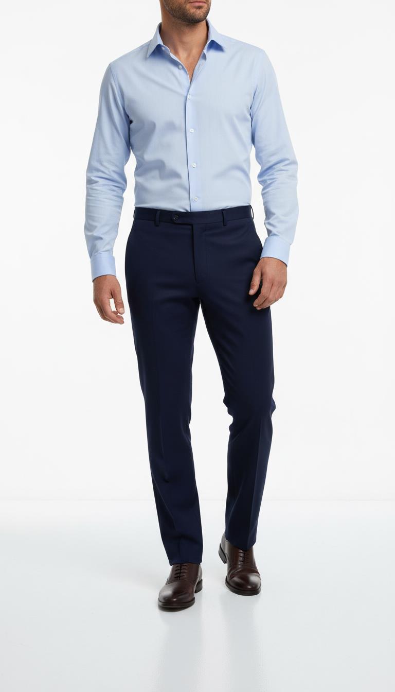 Luxe Flanel Slim Fit Pantolon-W2502082