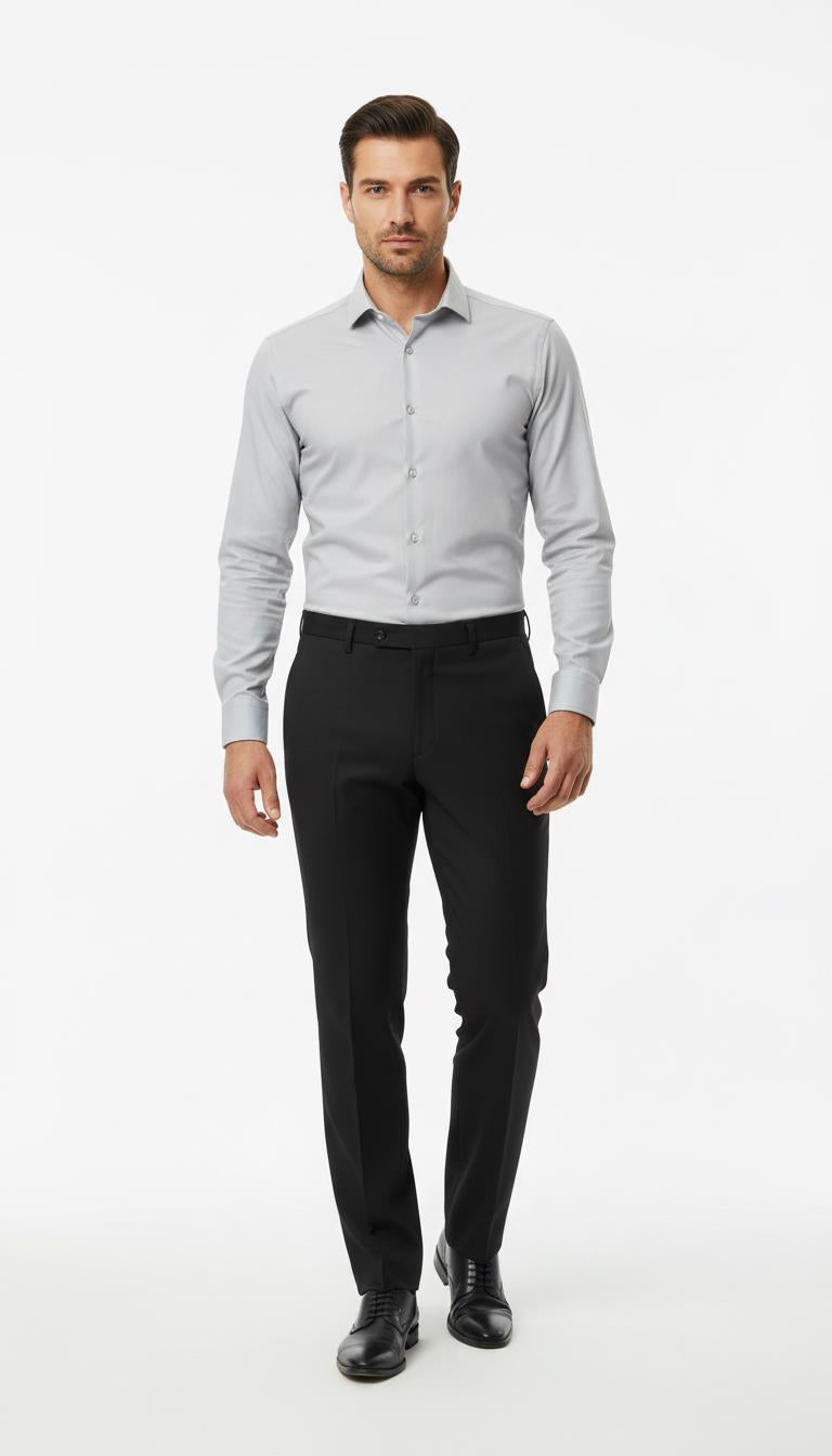 Luxe Flanel Slim Fit Pantolon-W2502082
