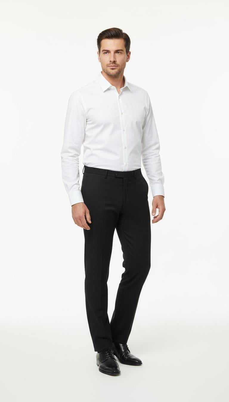 Luxe Flanel Slim Fit Pantolon-W2502082