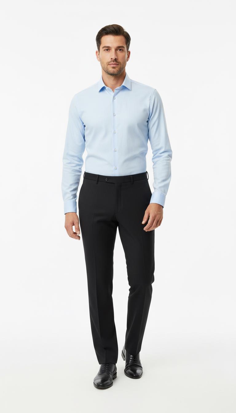Luxe Flanel Slim Fit Pantolon-W2502082