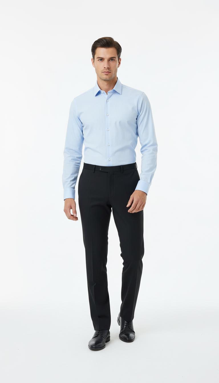 Luxe Flanel Slim Fit Pantolon-W2502082