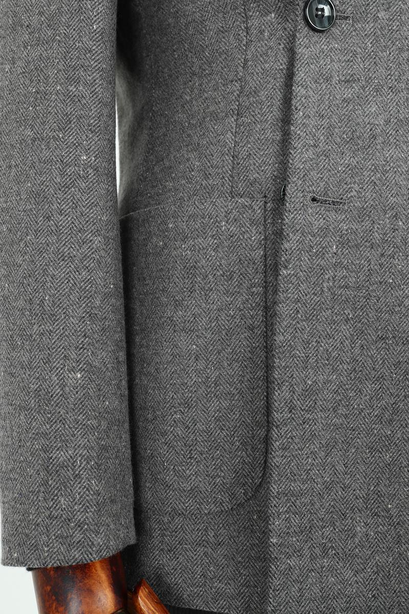 Modern Kesim Erkek Yün Ceket - Kruvaze Model-KAW5235W