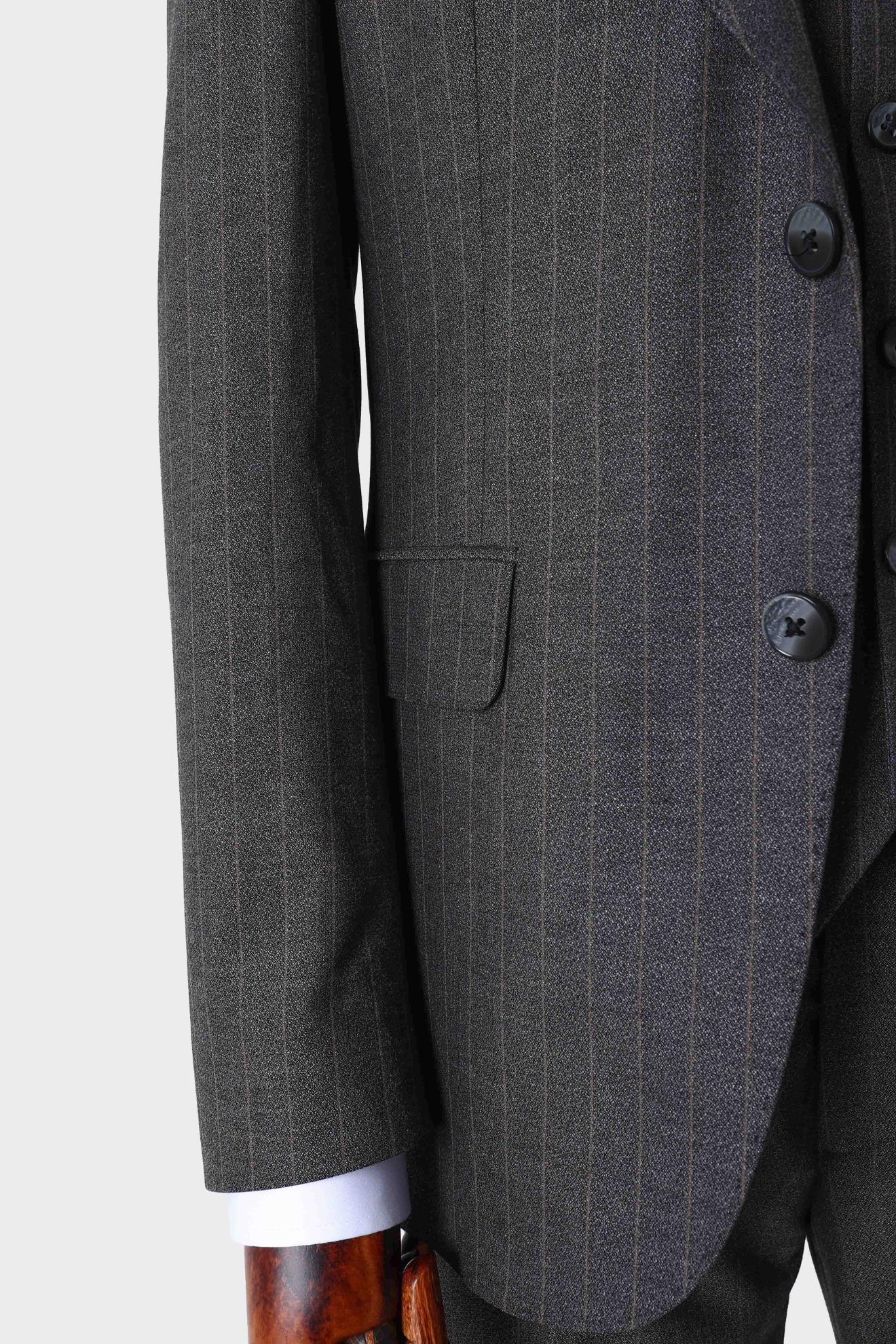 Modern Kesim Viskon Karışımlı Yelekli Erkek Takım Elbise - Slim Fit-KAW1026S