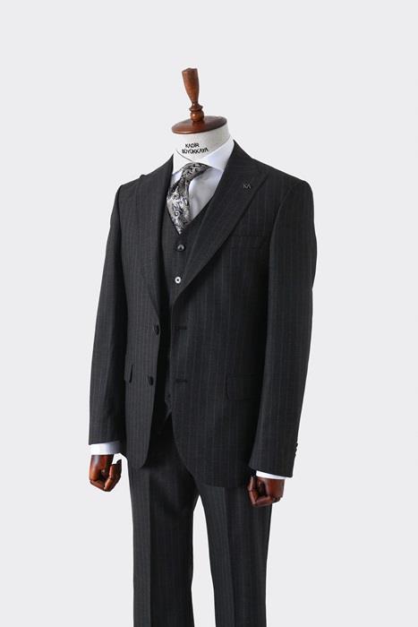 Modern Kesim Viskon Karışımlı Yelekli Erkek Takım Elbise - Slim Fit-KAW1026S