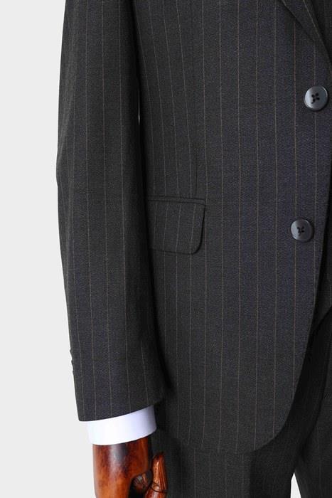 Modern Kesim Viskon Karışımlı Yelekli Erkek Takım Elbise - Slim Fit-KAW1026S