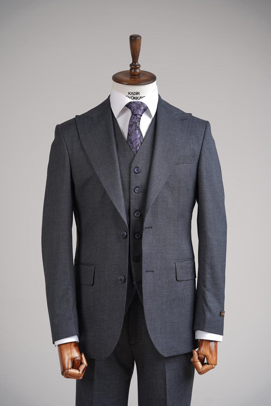 Yelekli Takım Elbise Out-KAV1069W