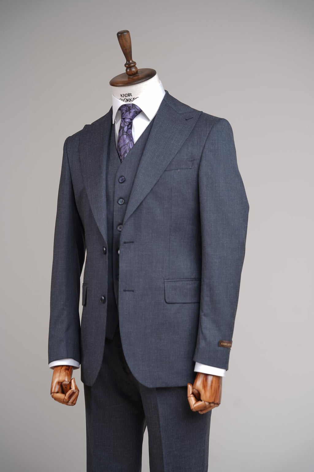 Yelekli Takım Elbise Out-KAV1069W