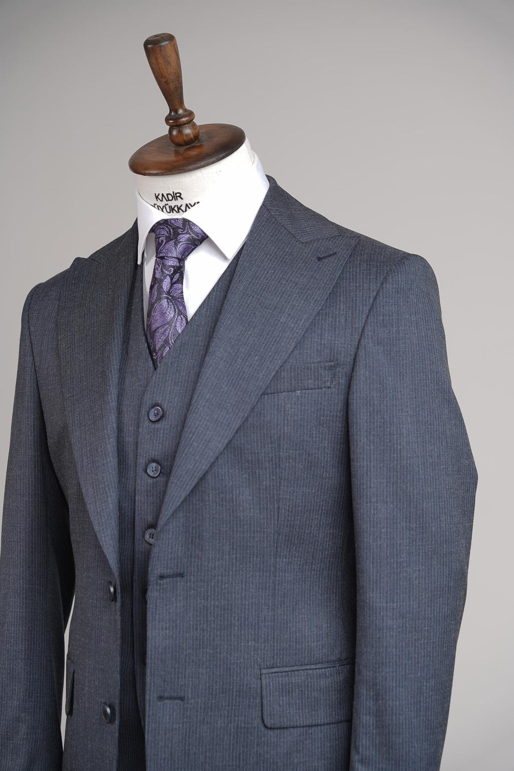 Yelekli Takım Elbise Out-KAV1069W