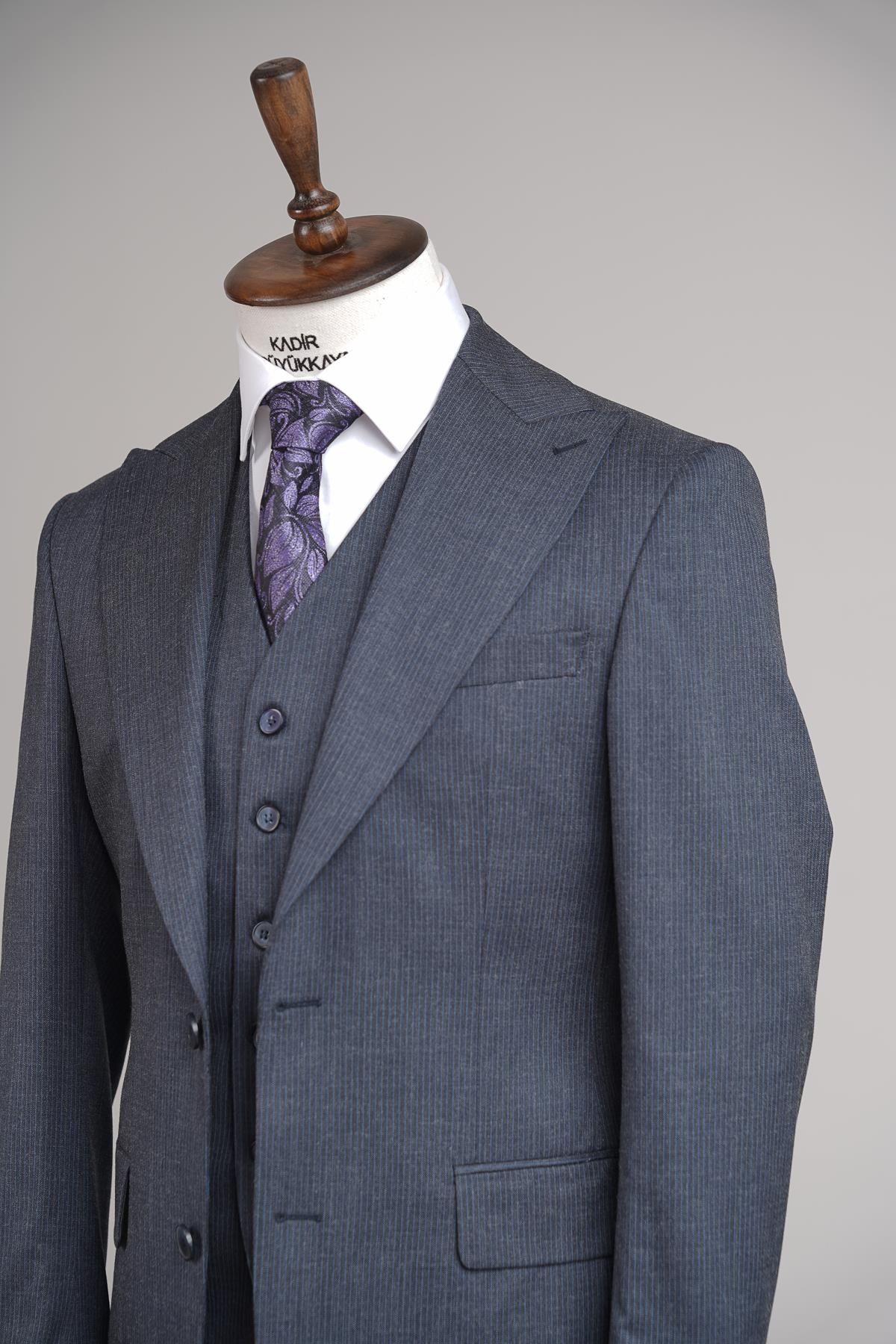 Yelekli Takım Elbise Out-KAV1069W