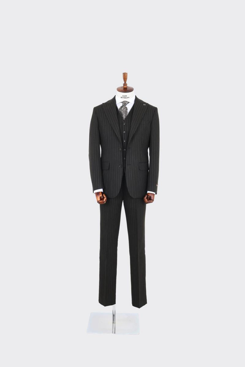 Modern Kesim Yelekli Erkek Takım Elbise - Slim Fit Rahat ve Şık-KAV1078W