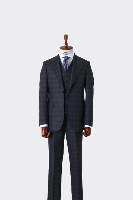 Modern Kesim Yelekli Erkek Takım Elbise - Slim Fit Şık ve Rahat-KAW1007S