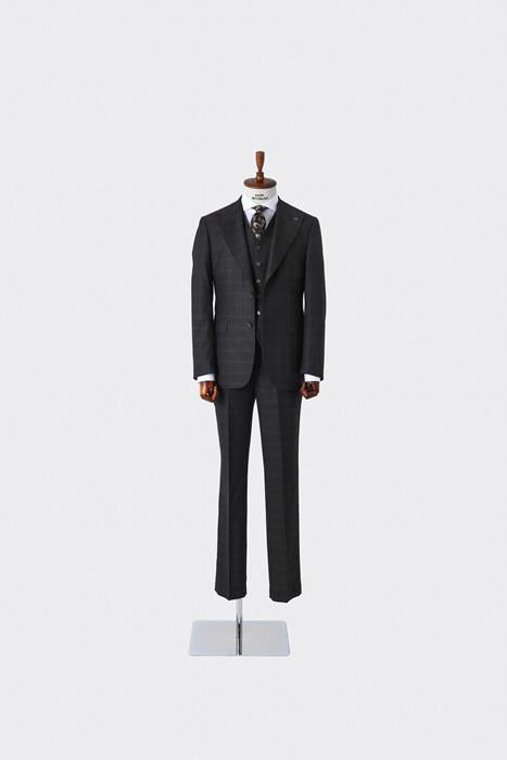 Modern Kesim Yelekli Erkek Takım Elbise - Slim Fit Şık ve Rahat-KAW1007S