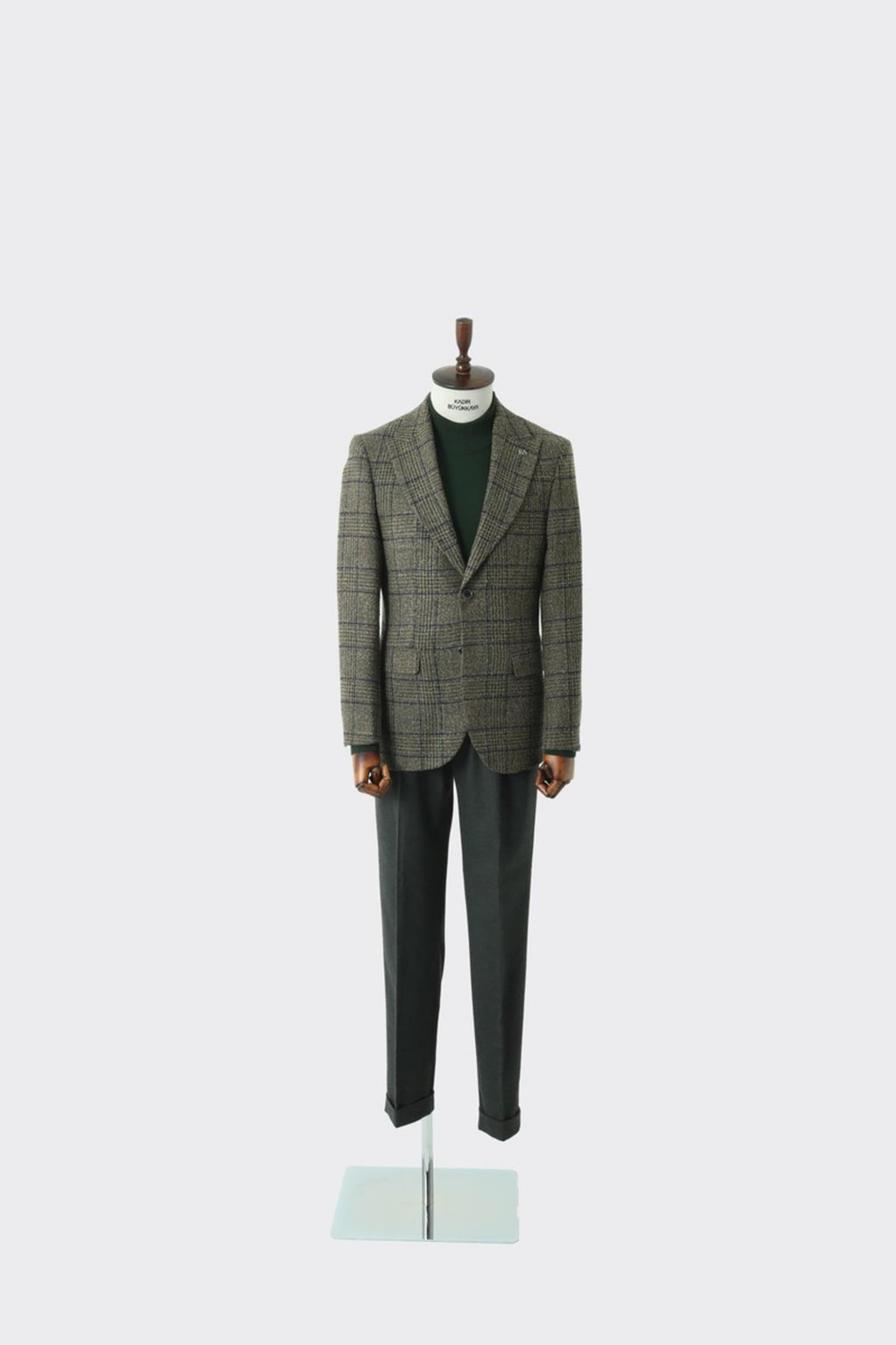 Modern Slim Fit Dar Kesim Yün Erkek Ceket-KAV5063W