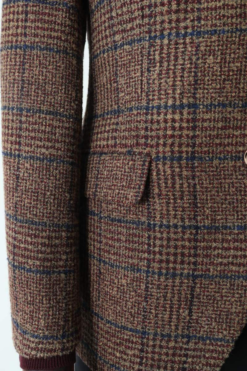 Modern Slim Fit Dar Kesim Yün Erkek Ceket-KAV5063W