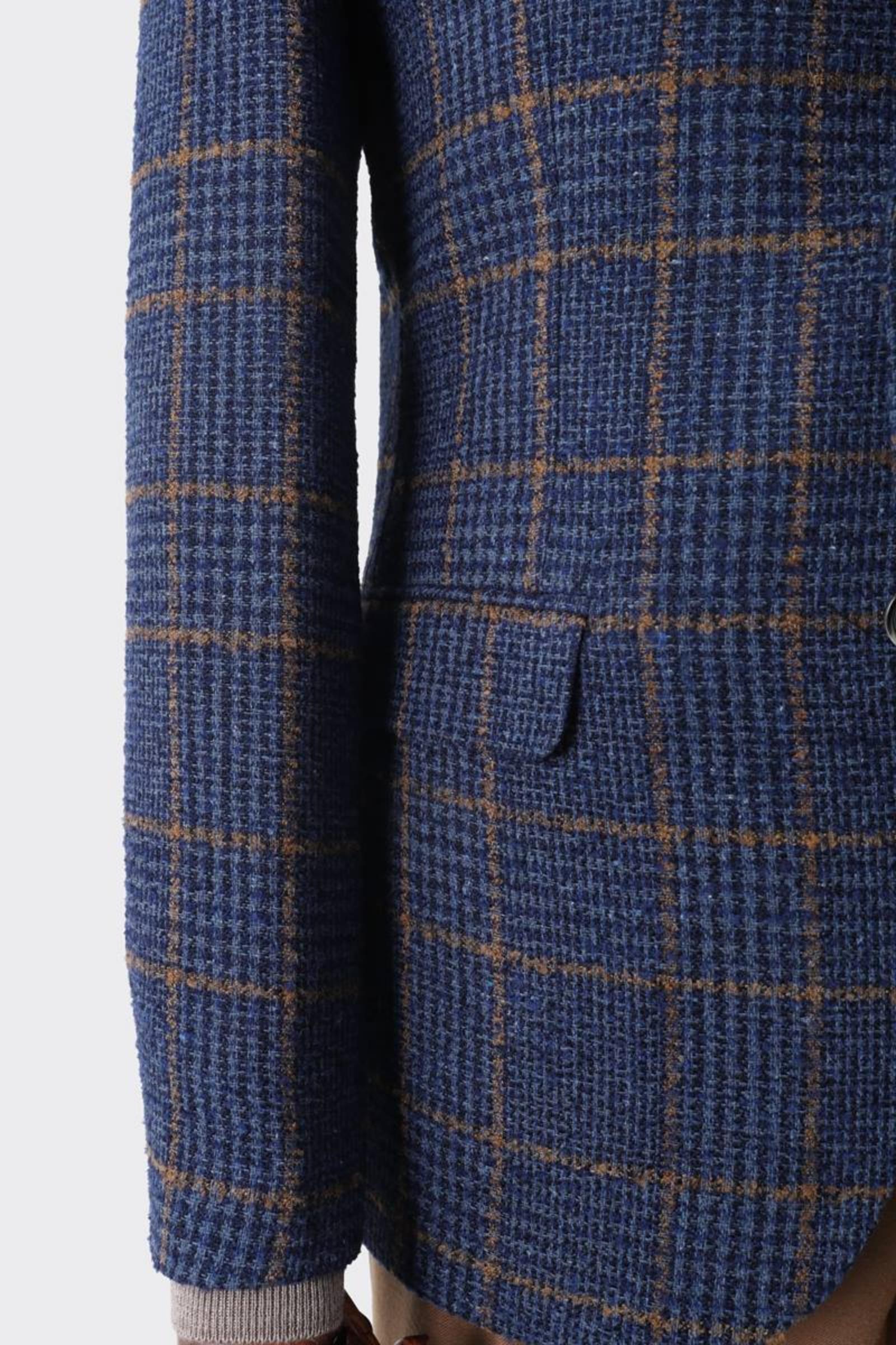 Modern Slim Fit Dar Kesim Yün Erkek Ceket-KAV5063W