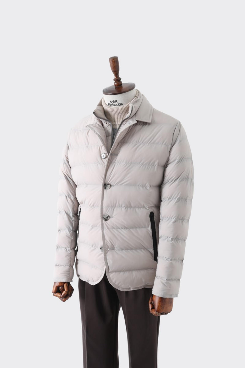 Modern Tasarım Suya Dayanıklı Erkek Kaban-KAW9155W