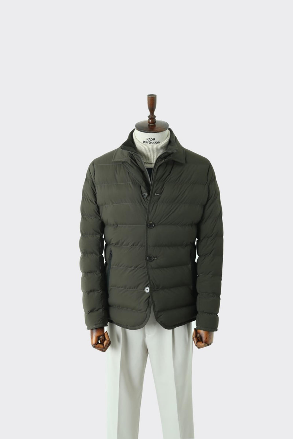 Modern Tasarım Suya Dayanıklı Erkek Kaban-KAW9155W