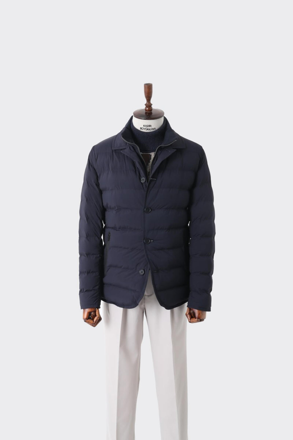 Modern Tasarım Suya Dayanıklı Erkek Kaban-KAW9155W