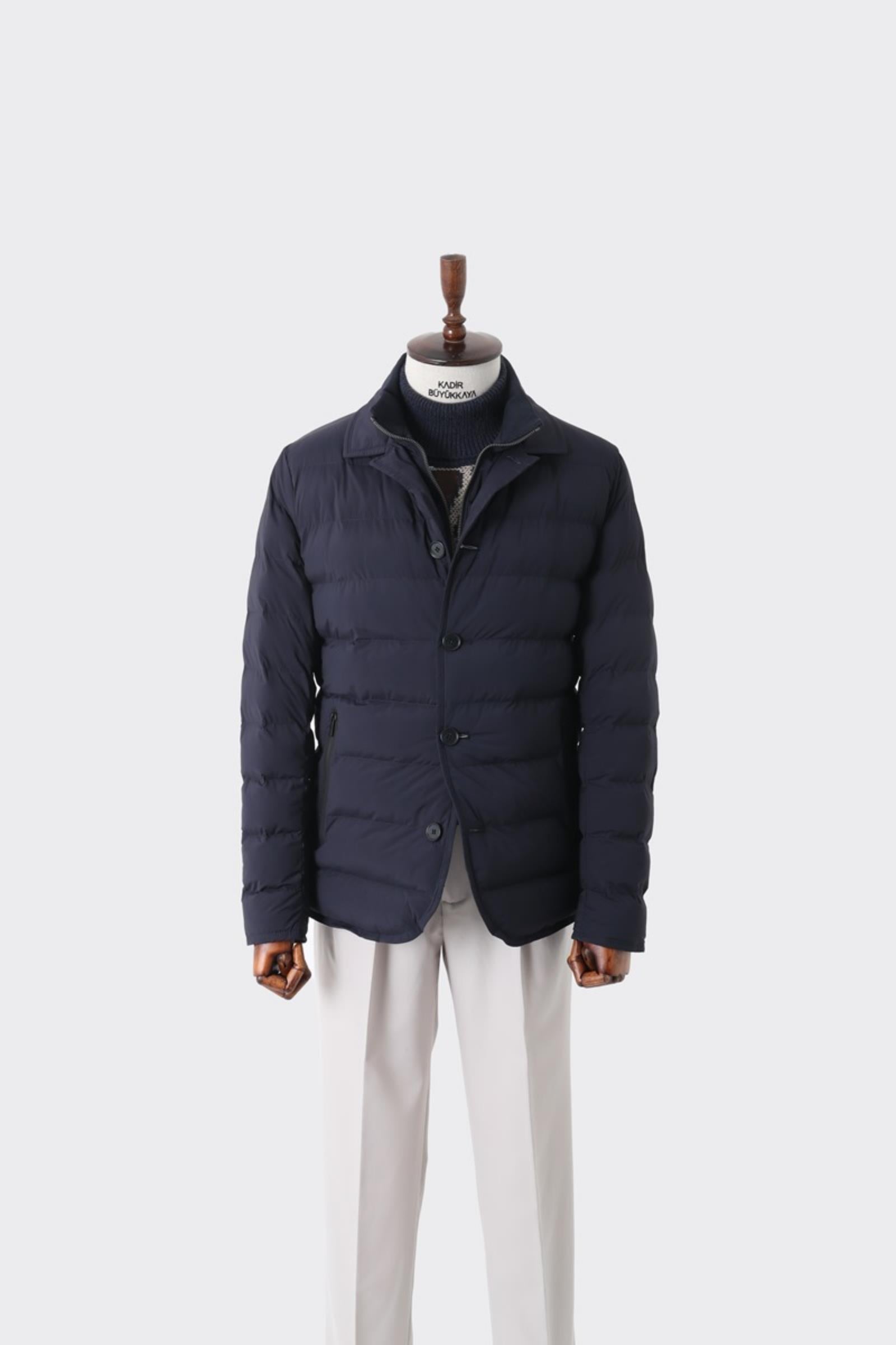 Modern Tasarım Suya Dayanıklı Erkek Kaban-KAW9155W