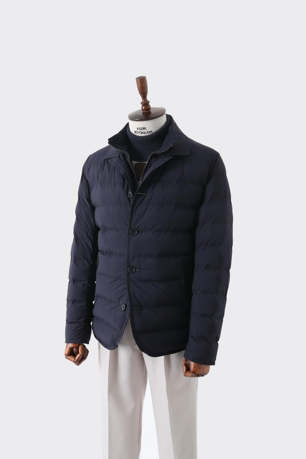 Modern Tasarım Suya Dayanıklı Erkek Kaban-KAW9155W