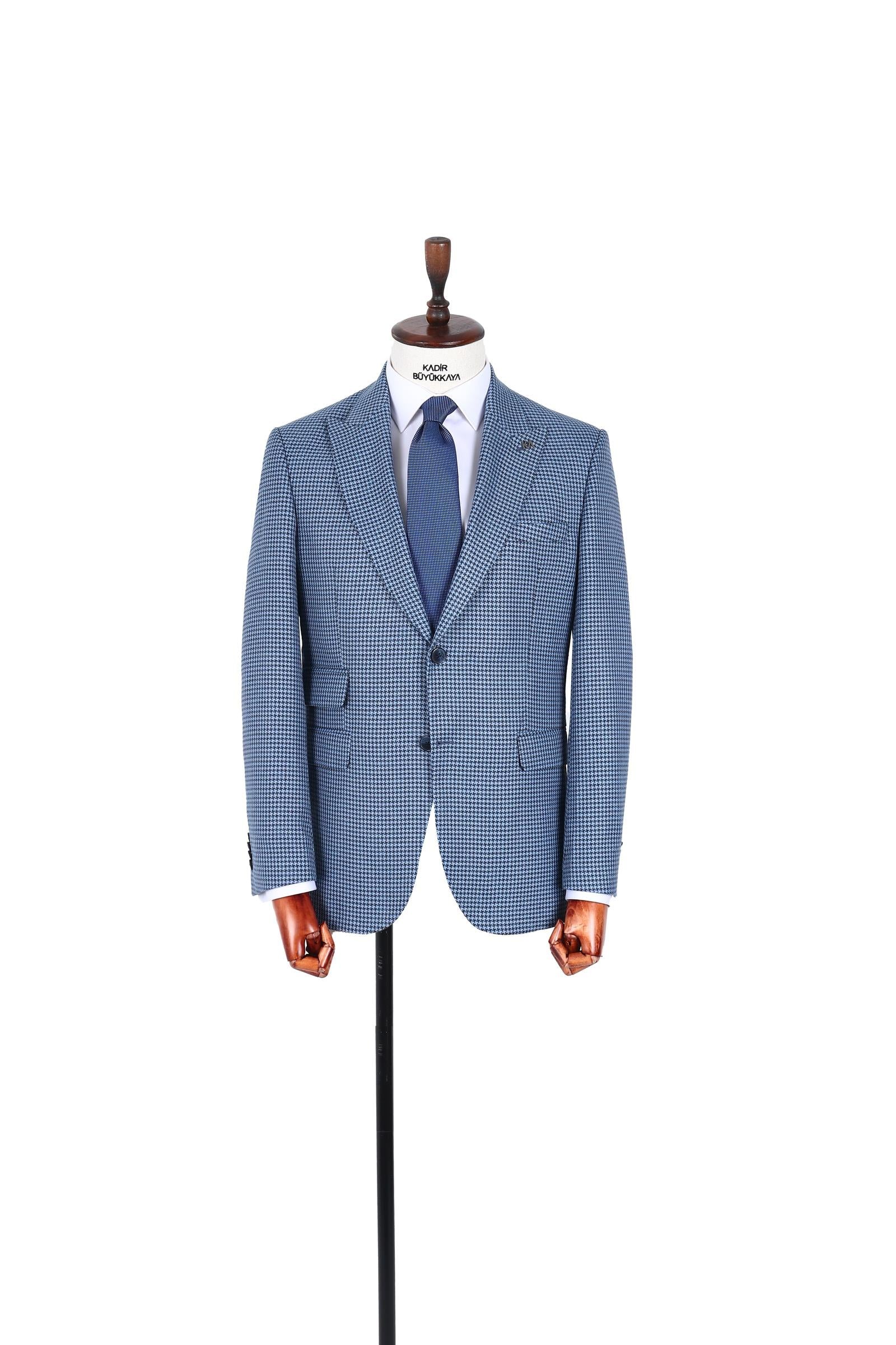 Modern Tasarımlı Slim Fit Erkek Ceket-KAV5008S