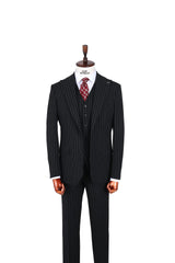 Modern ve Rahat Yelekli Erkek Takım Elbise - Slim Fit Dört Mevsim Kullanılabilir-KAV1080W