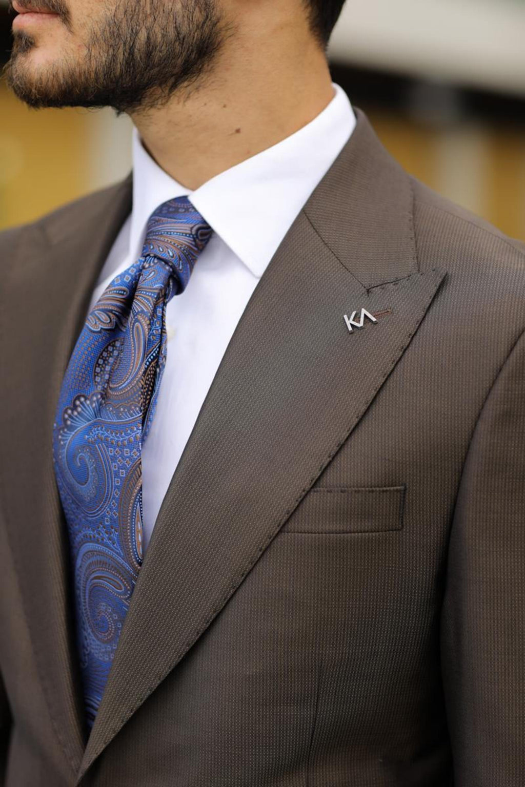 Modern ve Şık Erkek Slim Fit Ceket-KAV5023W